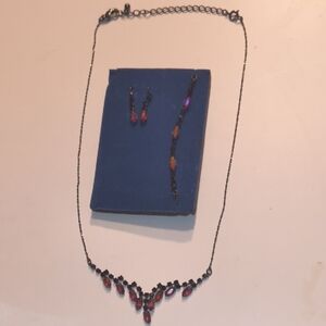 Red Chevron Three Piece Gift Set